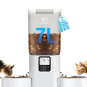 Automatic Cat Feeder - Silver